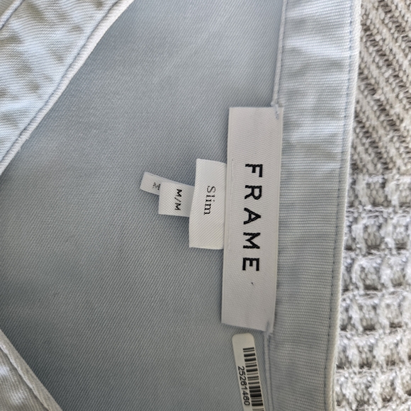 Frame Light Blue Button-Up Shirt - Picture 2 of 4